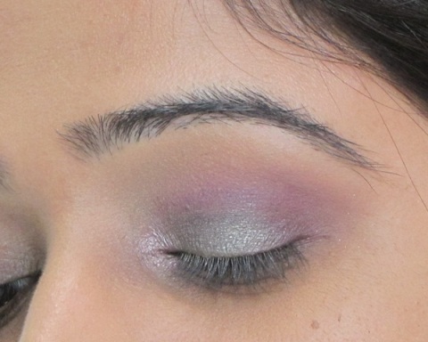 Grey Purple Eye Makeup Look 6