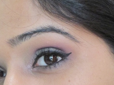 Grey Purple Eye Makeup Look 8