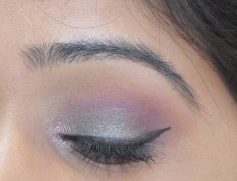 Grey Purple Eye Makeup Look 9