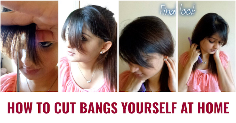 How to Cut Bangs yourself at home