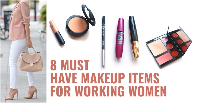 Makeup items for working women