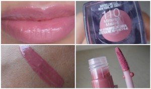 Maybelline mirrored mauve lip gloss