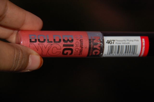 NYC Big Bold Plumping Lip Gloss- Pleasantly Plump Pink  (4)