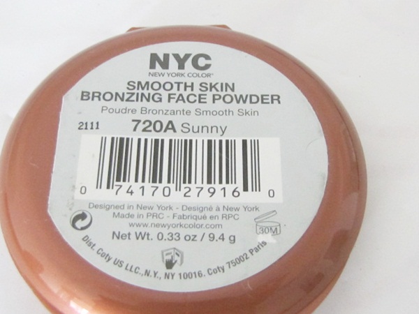 NYC Smooth Skin Bronzing Face Powder In Sunny 2