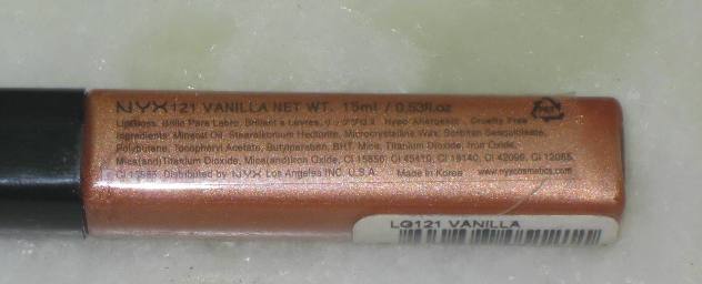 NYX Lip Gloss Vanilla 2