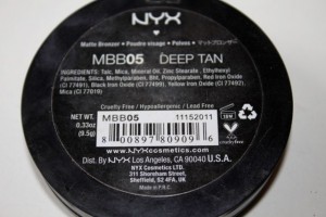 NYX Matte Bronzer Deep Tan (5)