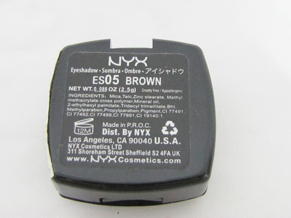 NYX Single Eyeshadow in Brown 3