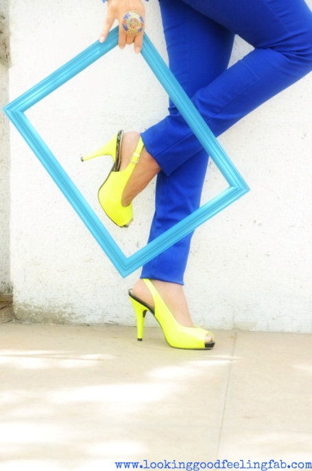 Neon shoes
