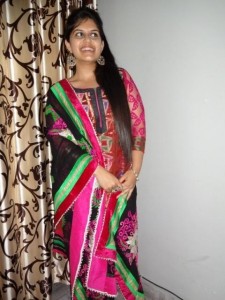 Outfit of the day Heavy Dupatta Suit