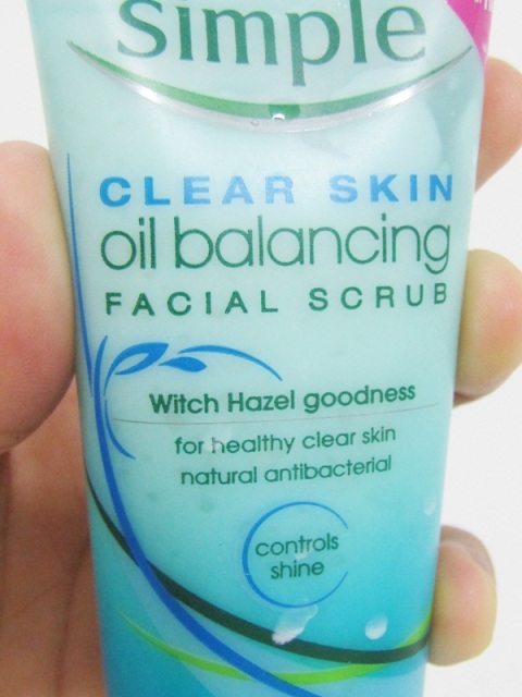 Simple Clear Skin Oil Balancing Facial Scrub Review 3