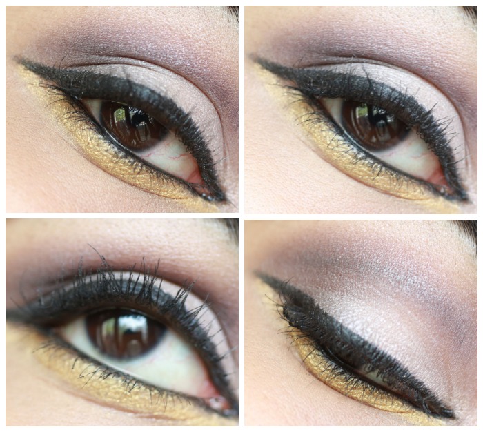 purple gold eye makeup