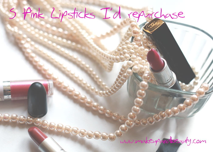 5 pink lipsticks repurchase