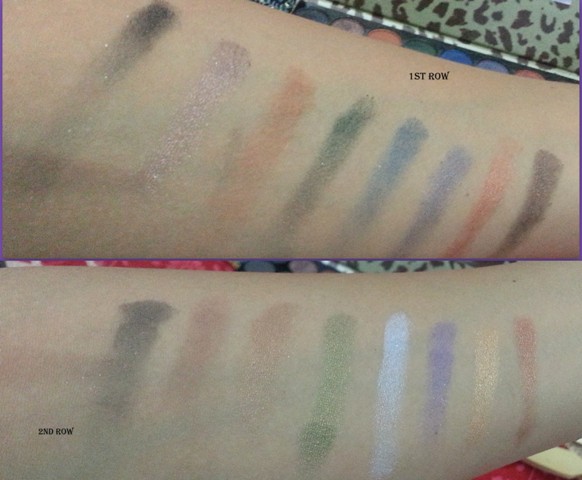 Accessorize Lovely Day Eyeshadow Palette swatches