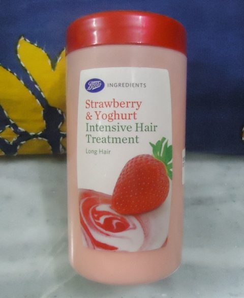 Boots Strawberry and Yoghurt Intensive Hair  Treatment