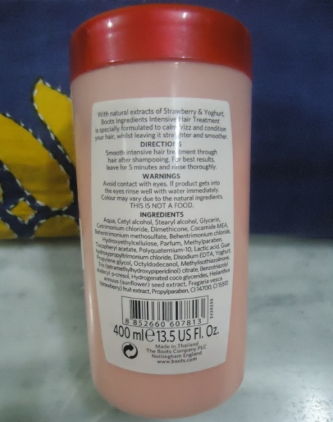 Boots Strawberry and Yoghurt Intensive Hair Treatment (4)