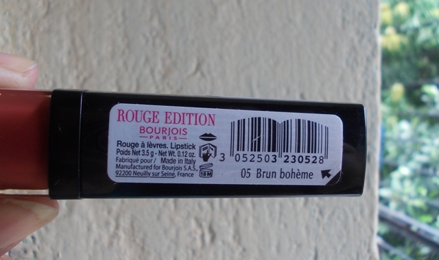 Bourjois Rouge Edition Lipstick 05 Brun Boheme