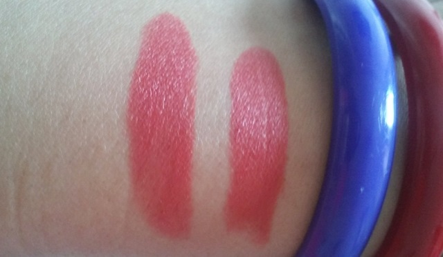 Colorbar Matte Touch Lipstick Tempted swatches