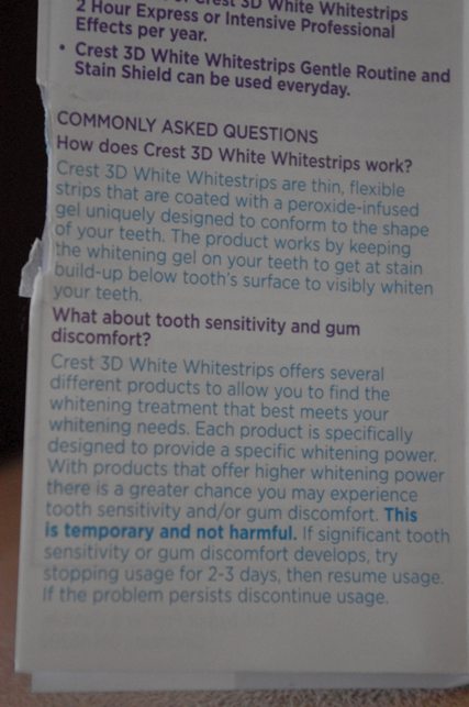 Crest 3D Whitestrips Dental Whitening Kit 4