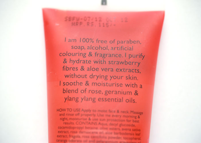 aromamagic strawberry facewash claims