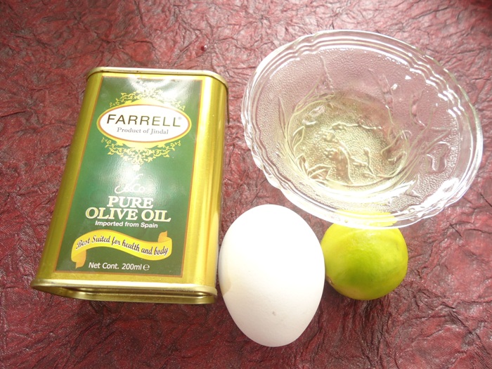 Homemade Egg and Olive Oil Face and Hair Mask