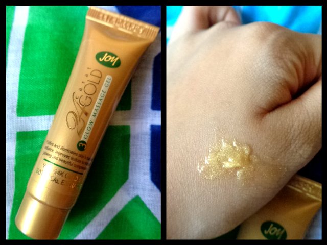Joy 24 Carat Gold Glow Facial Kit massage gel