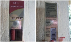 Max factor lipfinity lip color sultry