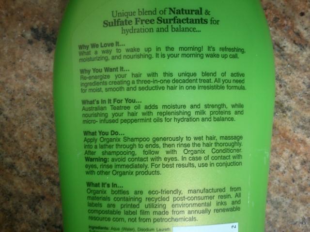 Oragnix Hydrating Tea Tree Mint Shampoo (3)