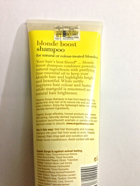Organic Surge Blonde Boost Shampoo (3)