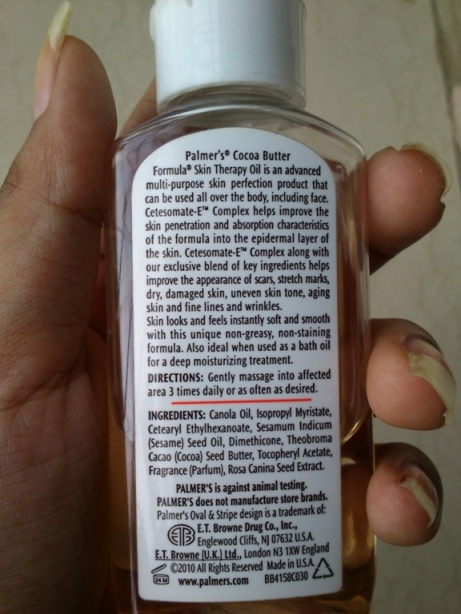 Palmer's Cocoa Butter Formula Skin Therapy Oil 2