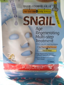 Purederm Snail Age Regenerating Multi-Step Treatment 3D Mask 2
