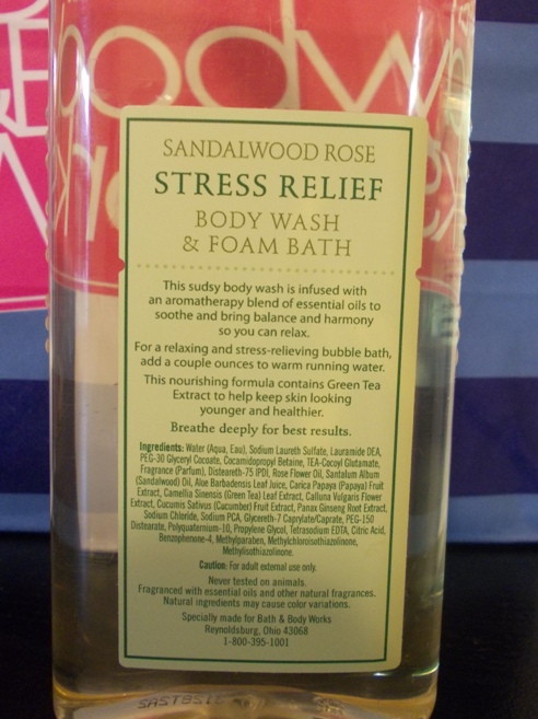 Sandalwood Rose Stress Relief Body Wash 4
