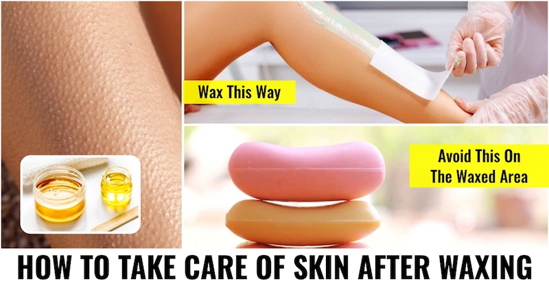 Skin waxing care