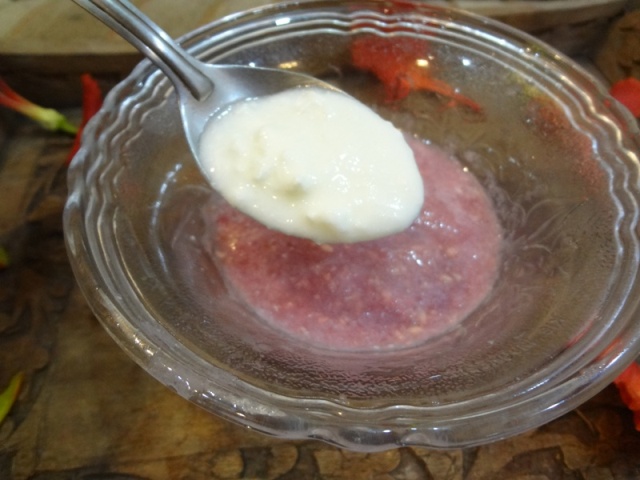Step Yoghurt and Pomegrate