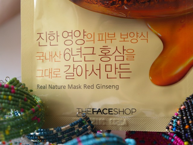 The Face Shop Red Ginseng Real Nature Mask 4