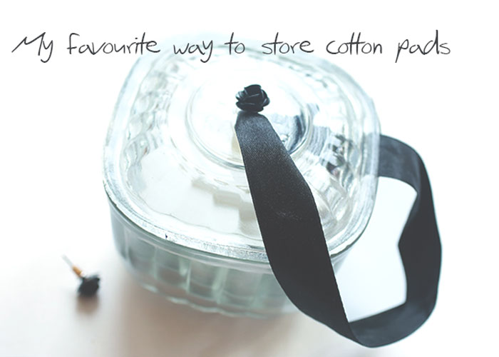 best way to store cotton pads