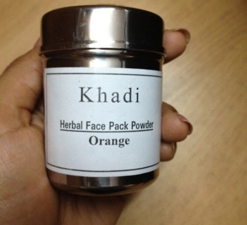 Khadi Orange Herbal Face Pack Powder