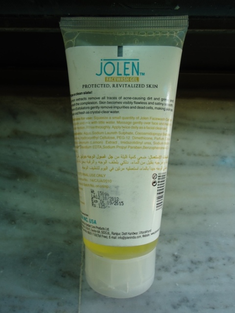 Jolen Face Wash Gel with Lemon Extract  (3)