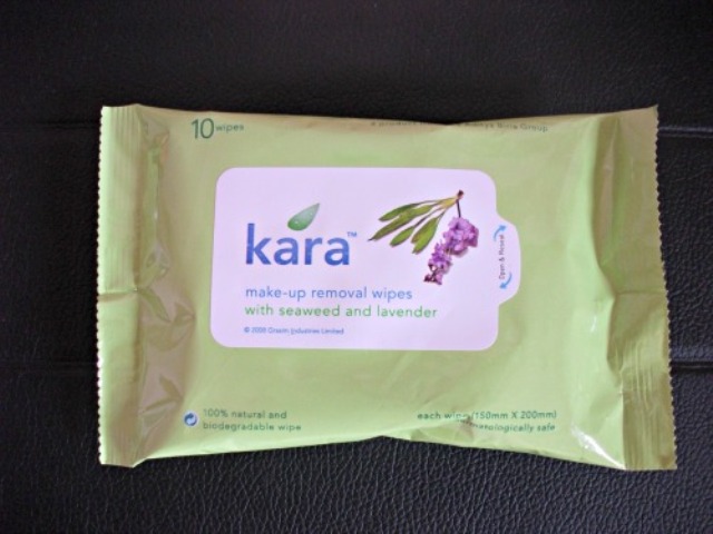 Kara Makeup Removal Wipes with Seaweed and Lavender