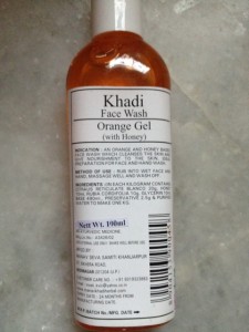 Khadi Orange Gel with Honey FaceWash