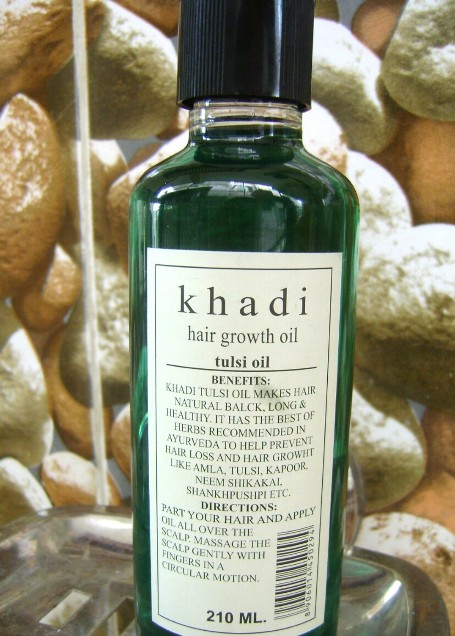 Khadi+Tulsi+Hair+Oil+Review