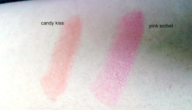 Lakme Absolute Lip Tint - Pink Sorbet & Candy Kiss swatches