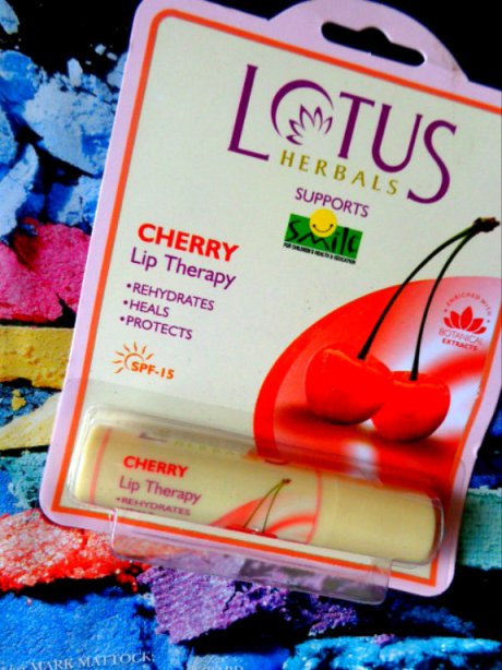 Lotus+Herbals+Lip+Therapy+Cherry+Review