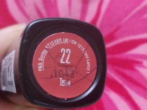 Maxfactor Colour Collections Lipstick 22 Terra (7)