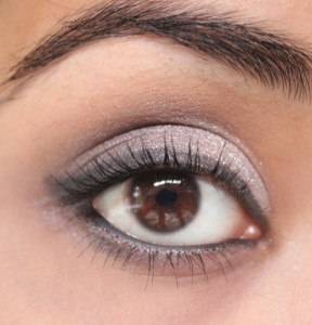 Metallics Silver & Purple Grey Smokey Eye Makeup Tutorial (12)