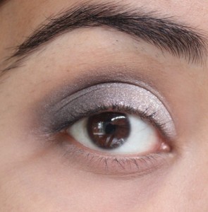 Metallics Silver & Purple Grey Smokey Eye Makeup Tutorial (7)