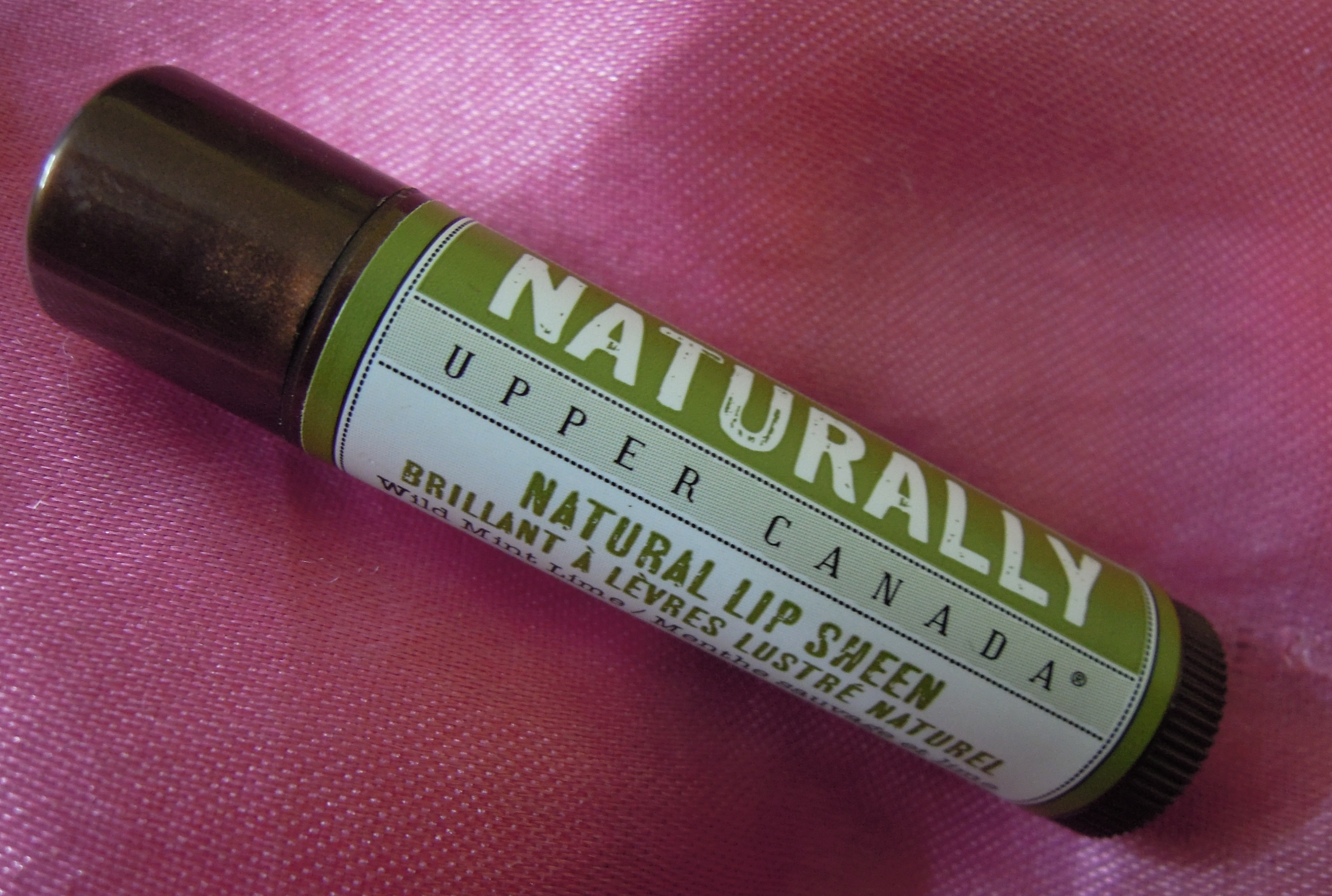 Naturally Upper Canada Natural Lip Sheen Wild Mint Lime