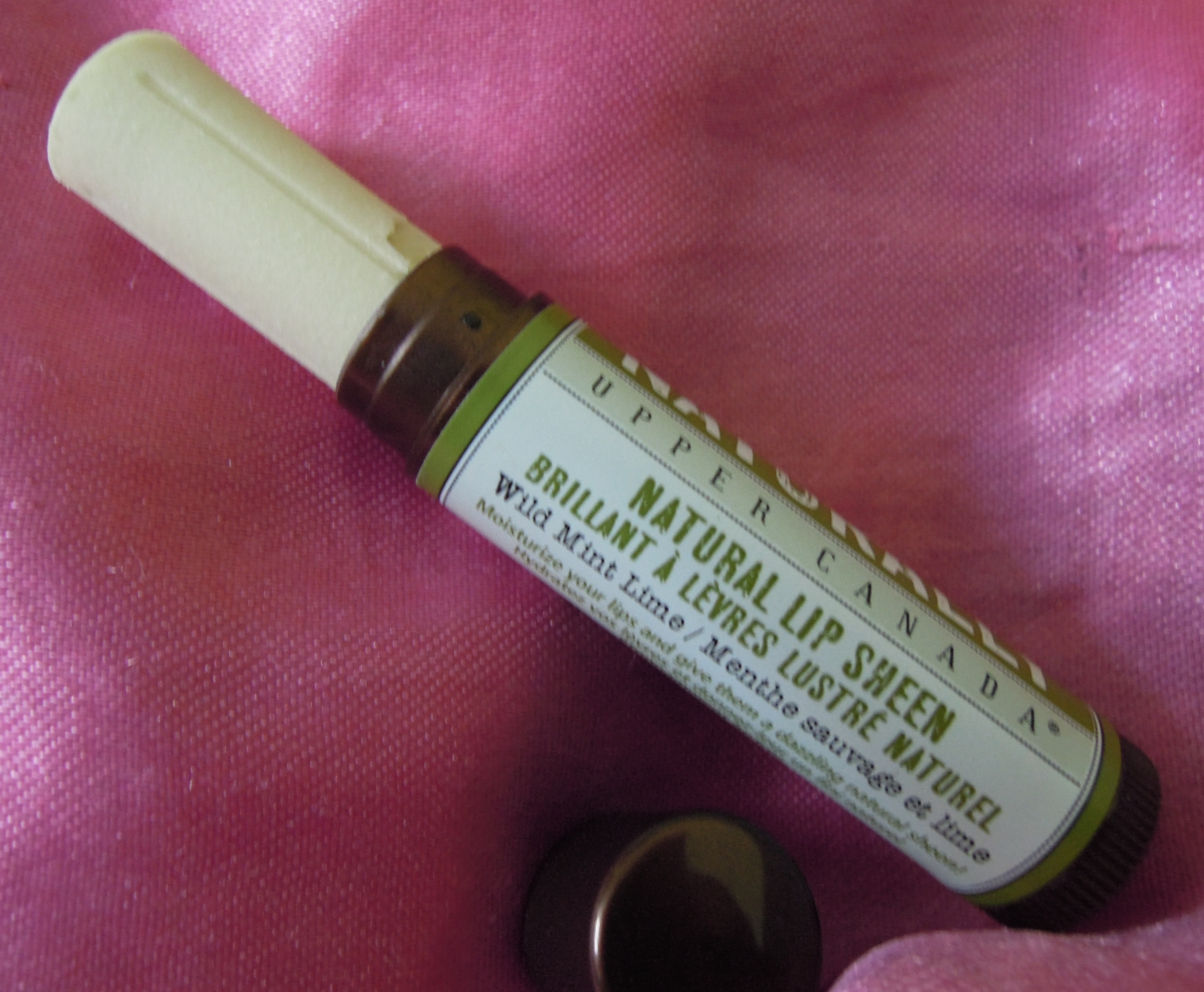 Naturally Upper Canada Natural Lip Sheen – Wild Mint Lime  (4)
