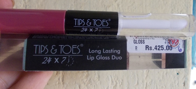 Tips & Toes Long lasting Lip gloss Duo Lustrous Berry
