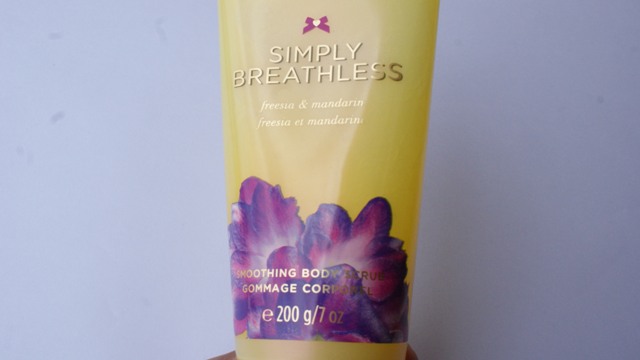 Victoria's Secret Simply Breathless Smoothing Body Scrub  3
