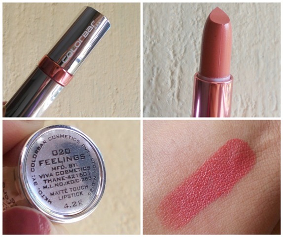 colorbar matte touch lipstick feelings 1